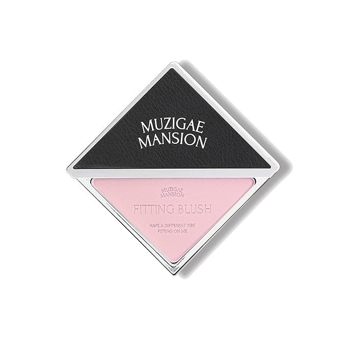 MUZIGAE MANSION FITTING BLUSH Vegan Powder Lightweight, Smooth, Blendable, Face Enhancing Makeup Color (Kinda)