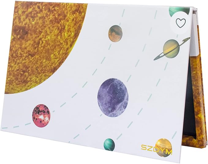 Empty magnetic palette with Mirror,Like a Book Fashionable and beautiful empty magnetic palette Makeup Magnetic Palette