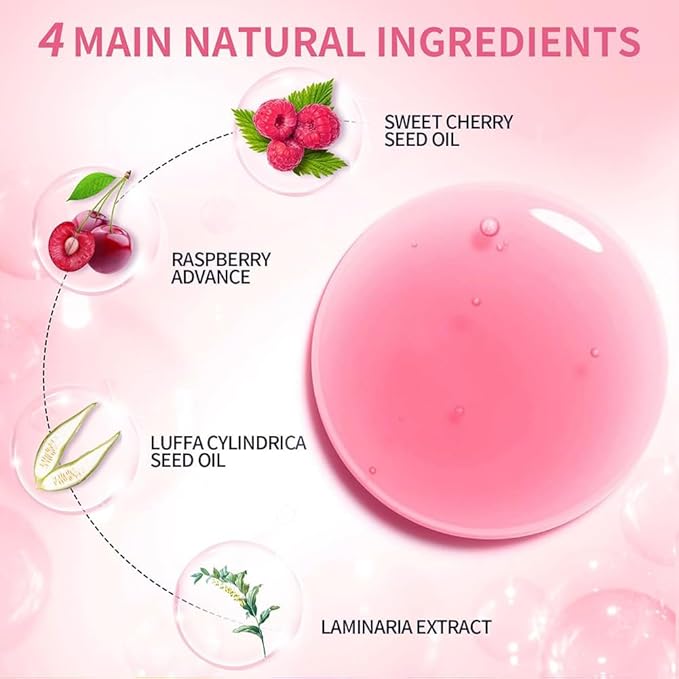 Plumping Lip Oil,Hydrating Gloss Tinted Lip Balm Transparent Lip Care,Big Brush Head Glitter Shine,Long Lasting Nourishing Non-sticky Fresh Textureand Dry Lips Care Products0.2 OZ(002#CLEAR TO PINK)