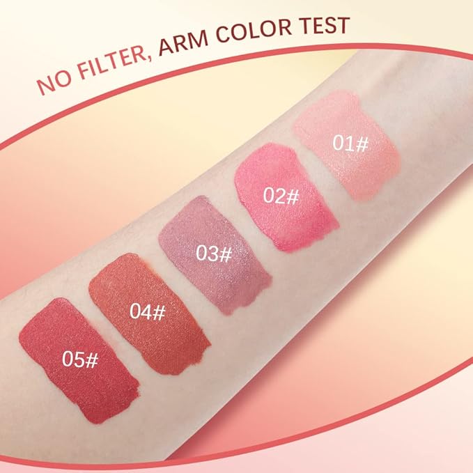 Liquid Blush, Cream Blush For Cheeks, Soft Pinch Liquid Blush, Skin Tint Blush Makeup, Easy To Blend And Color, Long-Lasting, Natural-Looking (04#)