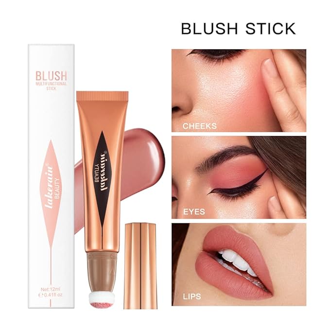 Liquid Contour Beauty Wand, Highlighter and Bronzer Stick with Cushion Applicator Attached Easy to Blend, Long Lasting & Smooth Natural Matte Finish