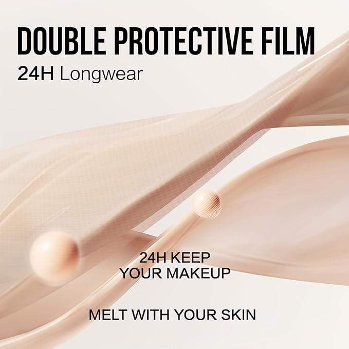 Moisture Air Cushion Cream Face Foundation Makeup, Lightweight, Full Dewy Coverage, Builable Glow, Finish Foundation with Hyaluronic acid, P01 Fair Pink For Dry Skin (Refill Included)