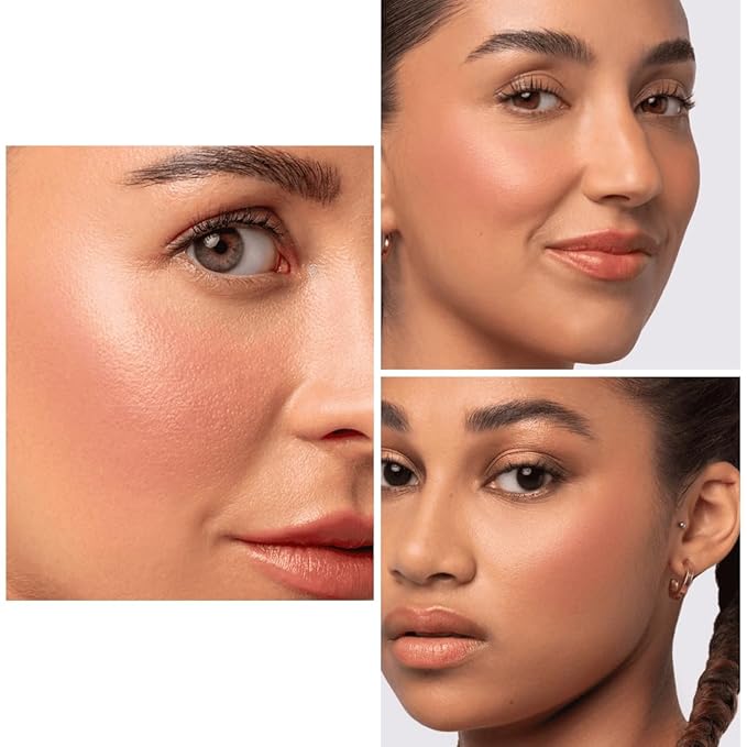 Makeup Powder Blusher - "Cosmo" - 4g / 0.141 oz - Full Coverage, Natural Blush - Soft, Buildable Pink, Coral, Peach & Golden Hues - Matte & Shimmering Shades Gives Cheeks a Radiant Glow
