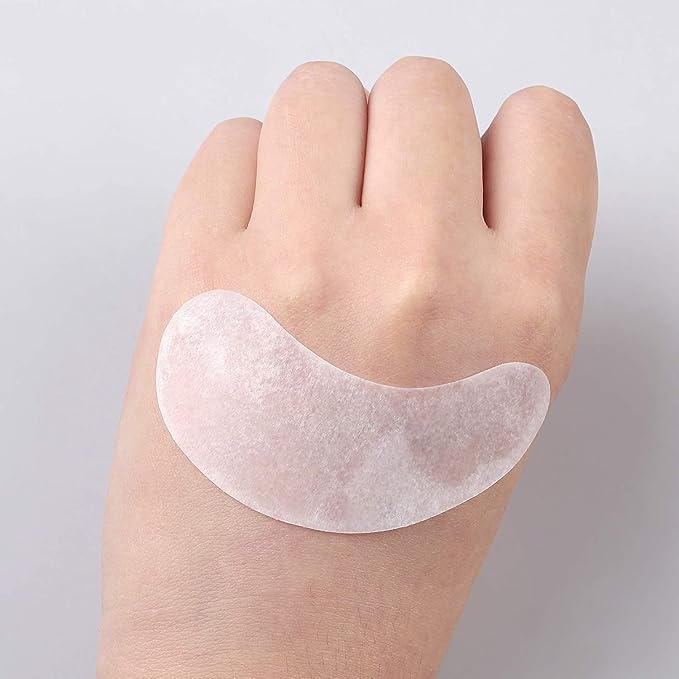 Fenshine 200 Pairs Eyelash Extension Eye Pads Lint Free Hydrogel Eye Patches Professional Under Eye Gel Pads for Lash Extensions Supplies