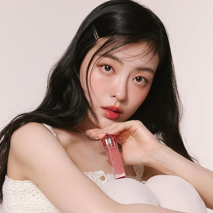 Espoir Couture Lip Tint Glaze #10 Pinky Lowkey 0.19oz | Volumizes & High-Shine Lip Plumper | Long-Lasting Vibrant Color | Thickening radiance Lip Stain | Tinted Lip Moisturizer | Korean Lip Makeup