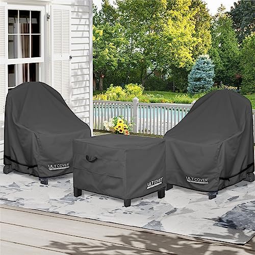 ULTCOVER Waterproof Patio Ottoman Cover 40L x 30W x 20H in - Image 6