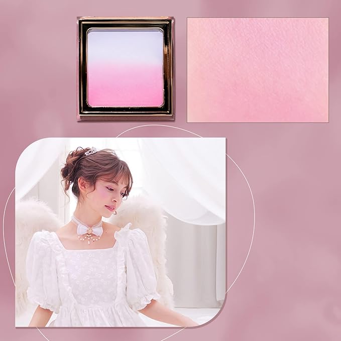 Angel Gradation Blushes 5g Lone Wear Shimmer Millefee Powder Palette for Beauty Cheek