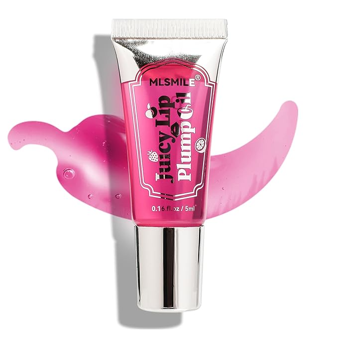 Lip Plumping Booster, Spicy Roll On Lip Plumper Gloss Lip Plumping Oil, Ultra-Hydrating & Nourishing, Lip Enhancer Lipstick, Glossy Finish Fuller Natural Lip Gloss for Women Girls (#04)