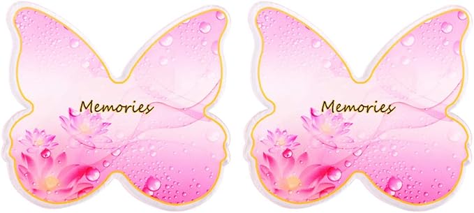 Minkissy 2pcs Resin Nail Art Palette Polish Holder Drawing Color Palette Nail Art Painting Gel Palette Manicure Tool Style 3
