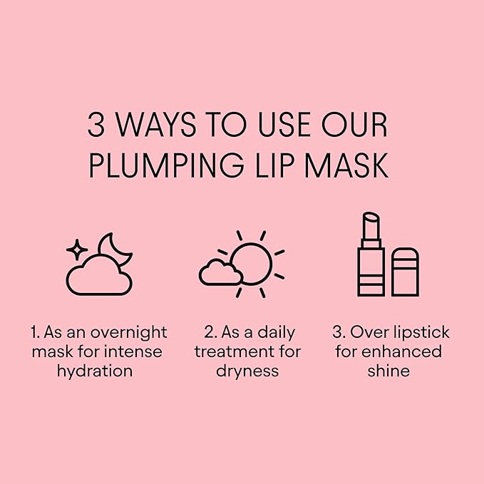 Alpyn Willow & Sweet Agave Plumping Lip Mask | Hydrating Daily Lip Mask Treatment For Fuller, Softer, Smoother & More Supple Lips | 0.35 oz / 10 g