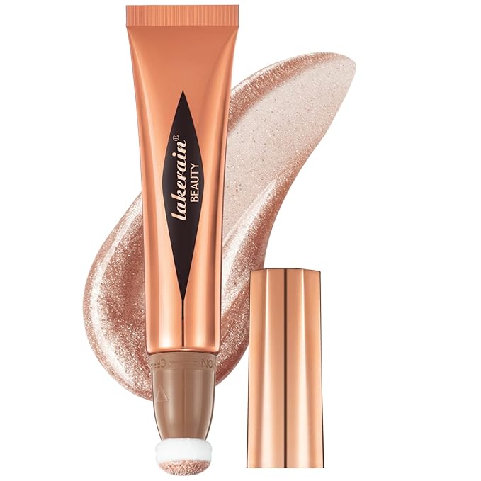 Liquid Contour Beauty Wand, Highlighter and Bronzer Stick with Cushion Applicator Attached Easy to Blend, Long Lasting & Smooth Natural Matte Finish