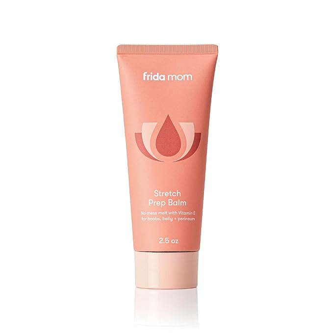 Frida Mom Stretch Mark Cream, Moisturizing Lotion for Stretch Marks and Perineal Massges with Vitamin E, 2.5oz