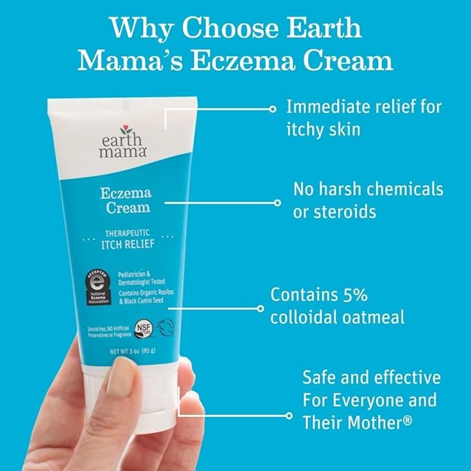Earth Mama Baby Love Gift Set|Organic Baby Essentials Skin Care, Baby Lotion & Wash, Baby Oil, Eczema Cream, Nose & Cheek Balm, SPF 40 Baby Sunscreen Lotion & Face Stick and Diaper Balm, 8-Piece Set