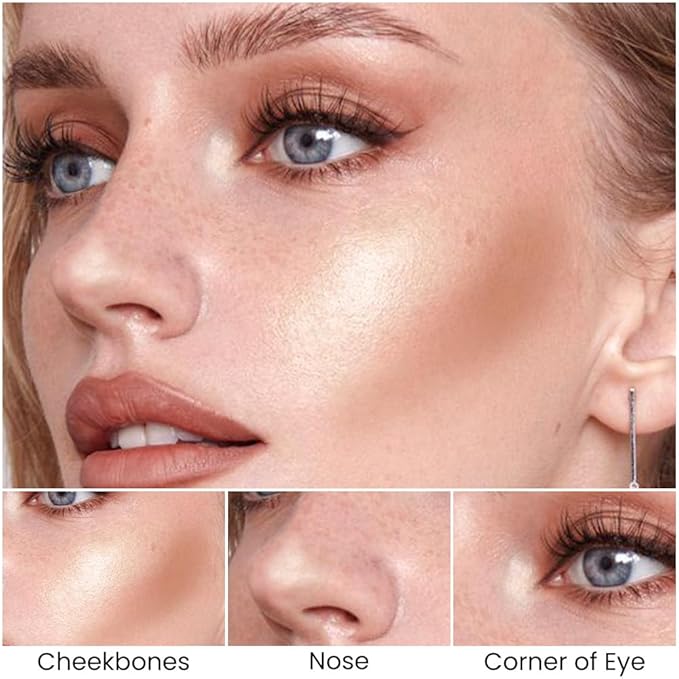 evpct 2in1 Face Shaping & Contouring Stick Cream Contour Concealer Bronzer Stick Makeup Kit for Face Highlighter Makeup Stick contorno maquillaje de maquillaje, NEW Universal Light + ORIGINAL Medium