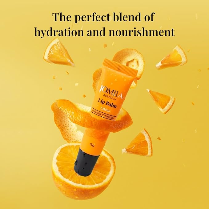 Citrus Lip Balm 15g for Dry Lips, With Lanolin, Lip Care, Improved formula, For Men and Women, 15g