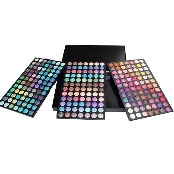 Pro 252 Colors Eyeshadow Makeup Palette Cosmetic Contouring Kit Holiday Makeup Gift Set | Full Makeup Kit for Women Essential Starter Bundle- Ideal for Professional and Daily Use