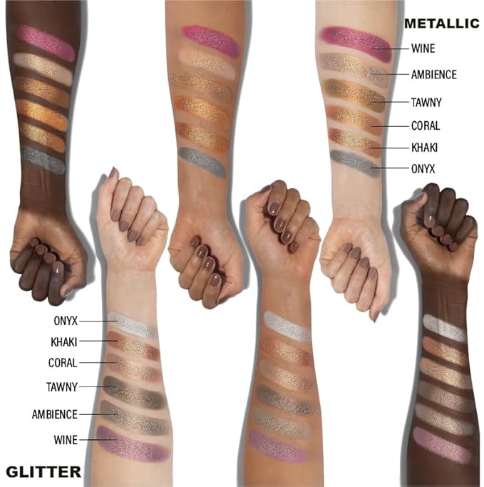 Cosmeticss - Neutrals, 24-Color eyeshadow Palette Matte/Shimmer/Metallic.Glitter Finish, Highly Pigmented Eye shadow Makeup, Long- Wearing Eye Palette, Eye Makeup Kit with Easy-to-Blend Shades