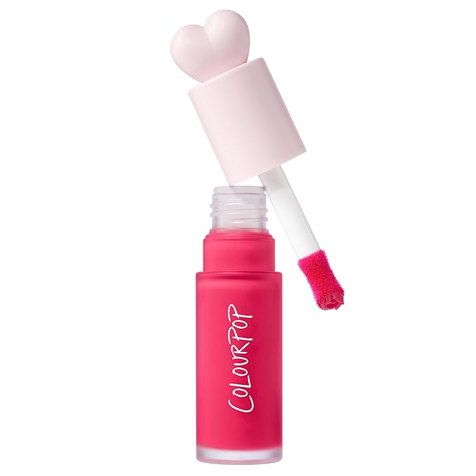 ColourPop Weightless Liquid Blush - Hydrating, Liquid Blush for Cheeks - Glowy Summer Makeup with Hyaluronic Acid for a Healthy Glow - Designed with a Doe Foot Applicator - Wildest (0.30 oz)