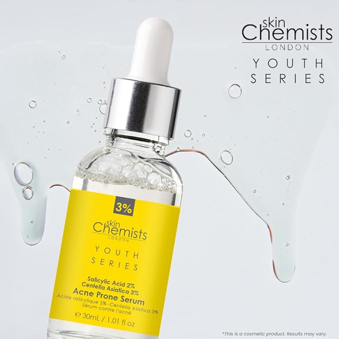 Skin Chemists Acne Prone - Salicylic Acid 2%, Centella Asistica 3%