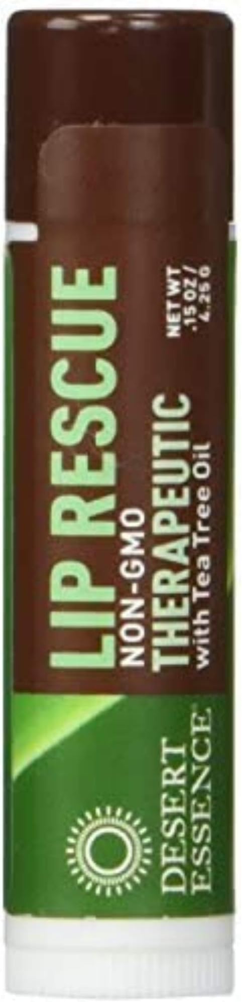 DESERT ESSENCE Tea Tree Lip Balm Display 24 Piece, 0.02 Pound