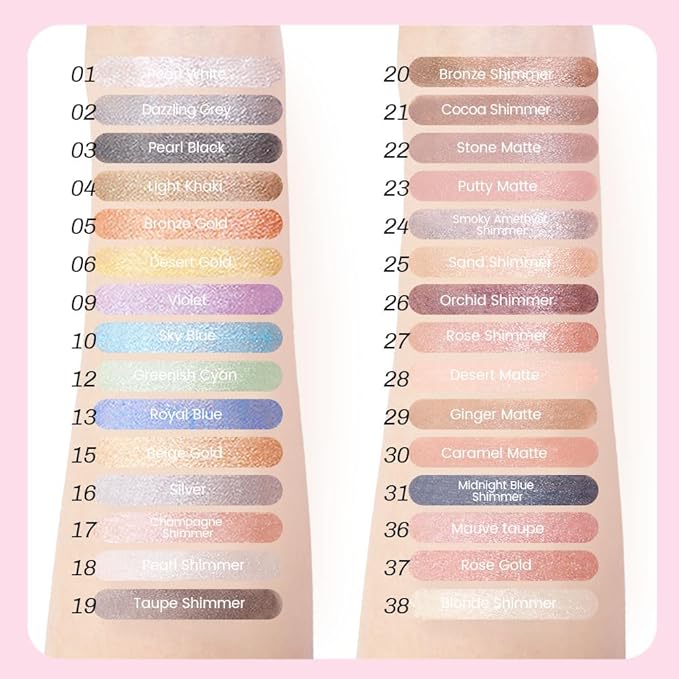 Kaely 2in1 Cream Eye Shadow Brightener Sticks for Eyes, Pencil Eyeshadow Applicator Stick Waterproof Pigmented, Eye Shadow Palette Highlighter Makeup, sombras para ojos, 25 Sand Shimmer