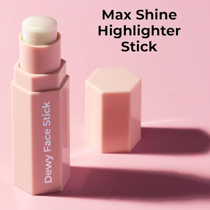 MCoBeauty Dewy Face Stick, Pearlescent, Natural Looking Glassy-Glow, Lightweight, Vegan, Cruelty Free Cosmetics