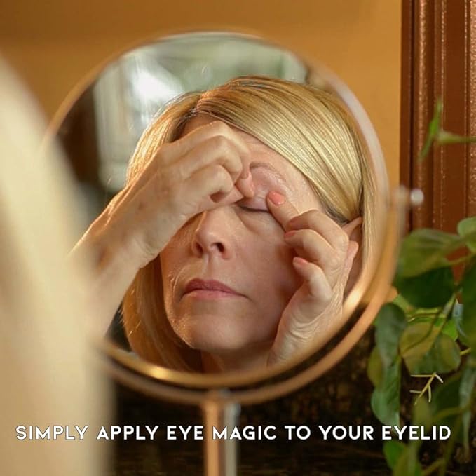 Eye Magic Premium Eyelid Lift (L/XL Kit + Gel) Made in America Lifts and Defines Droopy, Sagging or Hooded Eyes Safe For Daily Use