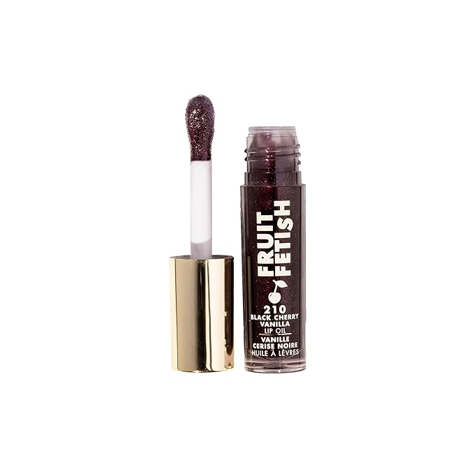 Milani Lip Oil with Vitamin E for Instant Hydration, Fruit Extract Infused Lip Treatment and Moisturizing Lip Gloss - Black Cherry Vanilla