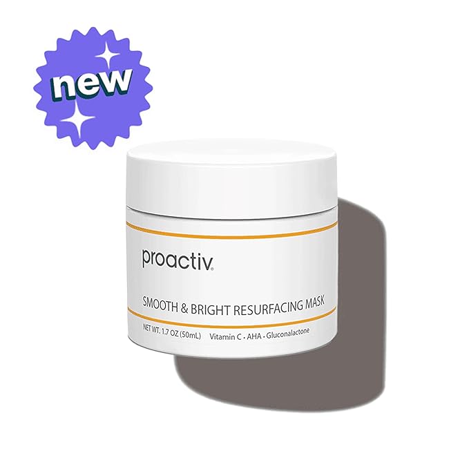 Proactiv Smooth & Bright Resurfacing Vitamin C Face Mask - Targets Post Acne Dark Marks, Hyperpigmentation, Rough Texture, Formulated for Acne-Prone Skin, 1.7 Oz