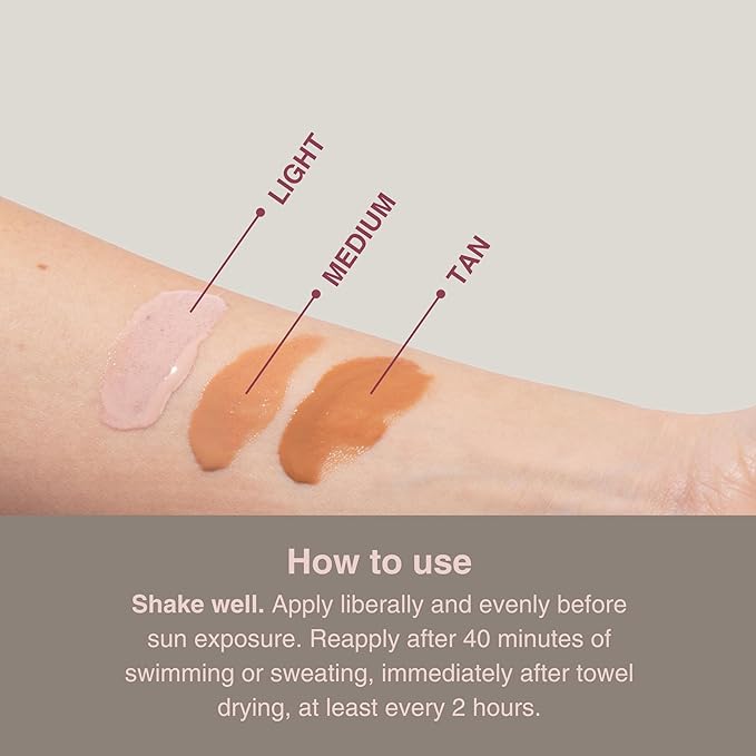 Mineral Fusion Face Serum, Sheer Tint Mineral SPF Serum, 1 Fl Oz, Light, Tinted Broad Spectrum SPF 50 Mineral Sunscreen, Sheer Coverage, Lightweight & Dewy Finish for Glowing, Protected Skin