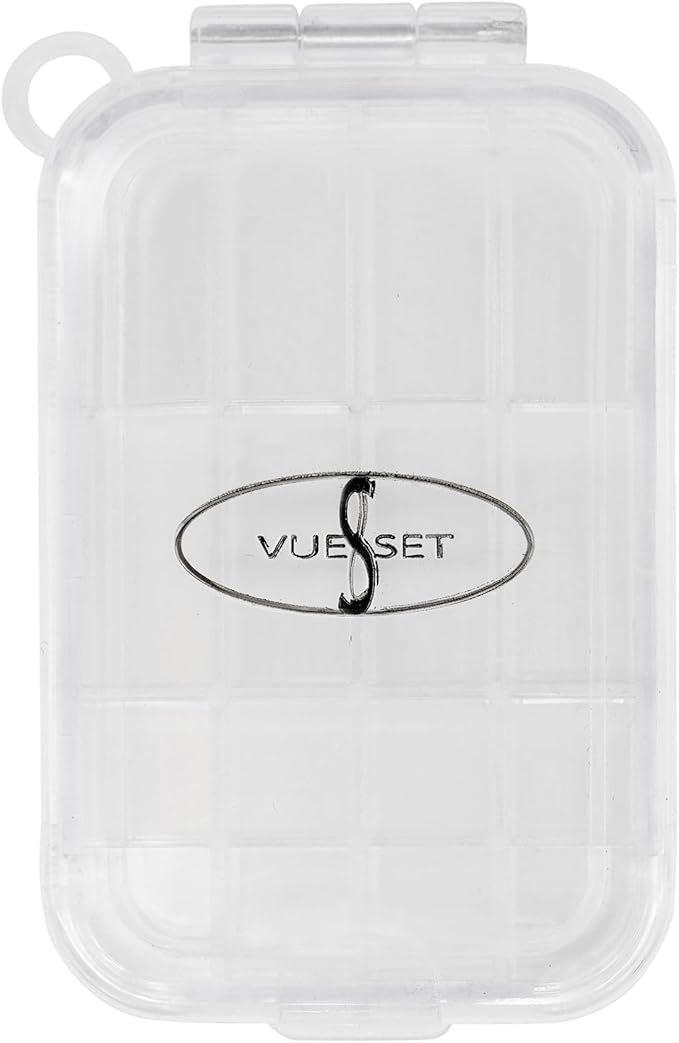 Lui, small empty makeup palette for depotting creams, 16 sections