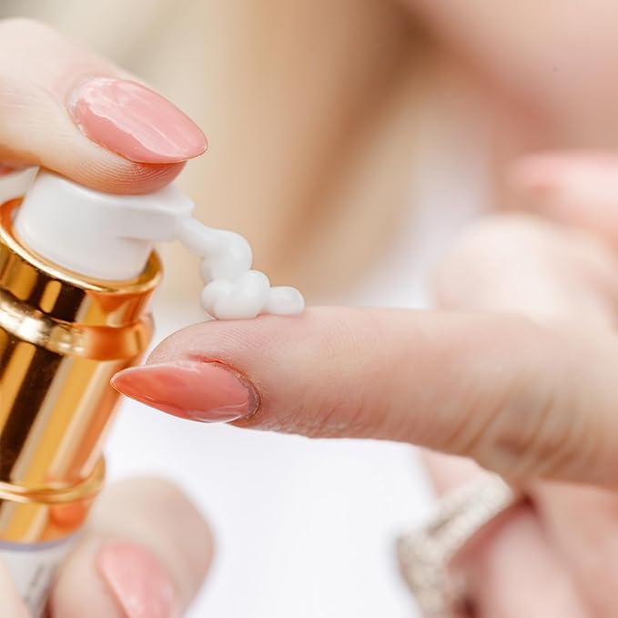 Renew Vegan Under Eye Serum for Dark Circles and Puffiness - Aging Skin Serum for Eye Bags, Fine Lines, Wrinkles, Crows Feet with Borage and Primrose - 0.5 Ounces