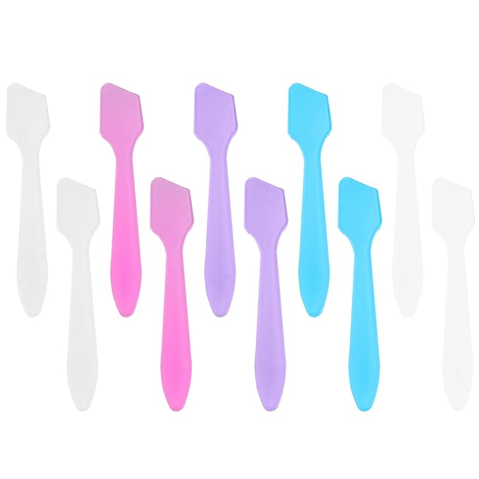 Beaupretty Cosmetic Spatula Stick 150pcs Cosmetic Spatula Plastic Stir Stick Makeup Skin Care Facial Cream Spatula Mud Stirring Rods for Mixing Resin Epoxy Cosmetic Paints DIY Crafts Making