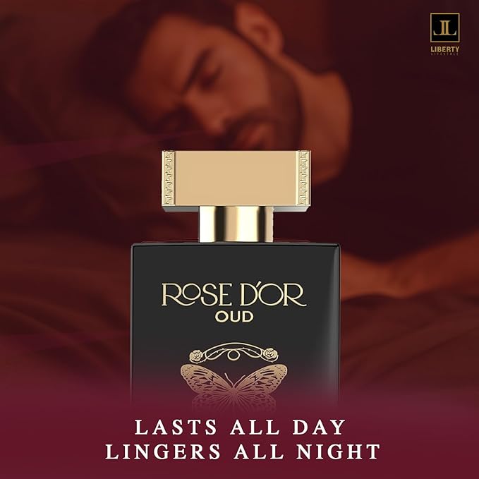 Liberty Oud Eau de Parfum for Men, 3.4 Oz,Rose Dyor Anniversary Edition, Luxury Woody Oud Perfume with Premium Scent for All-Day Freshness, Perfume for men, arabian,perfumes arabes para hombres
