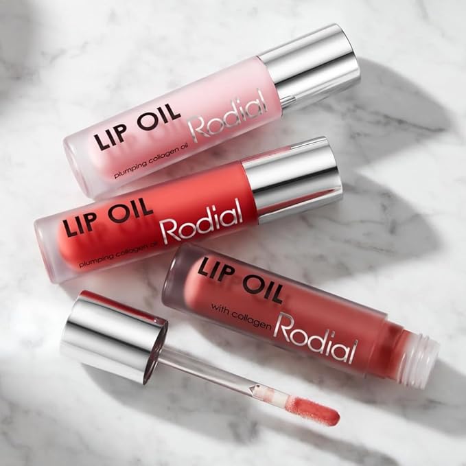 Rodial Plumping Collagen Lip Oil 0.13fl.oz, Vegan Collagen-Infused Lip Oil with Macadamia and Jojoba Oil, Deep Hydration for Fuller-Looking Pout, Ultra-Nourishing Formula for Supple and Silky Lips