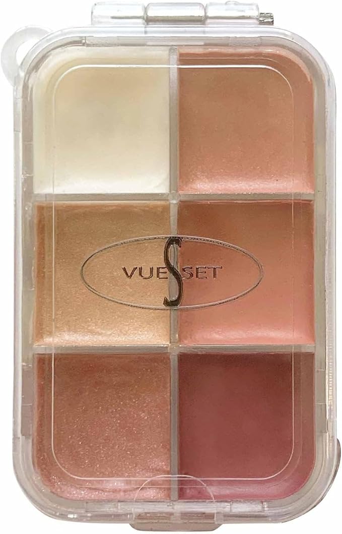 Seneca, Empty Makeup Palette made for Depotting Lipsticks/Creams into a Transparent Container