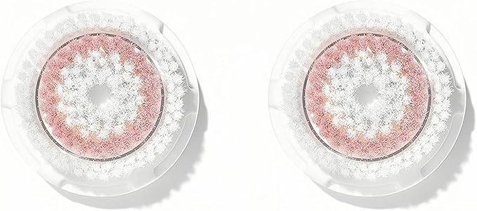 Brush Head Replacement Compatible with Clarisonic Mia 1, Mia 2, Mia Fit, 2 Pack, Radiance Facial Cleansing Brush