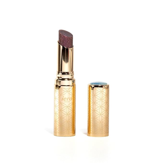 ieró Beauty Moonkissed Luminous PH Tinted Lip Balm w/Shea Butter & Vitamin E, Lip Care Moisturizer, Lip Plumper for Soft & Supple Lips, Paraben Free, Vegan, Sheer Copper Pink w/Bronze Shimmer