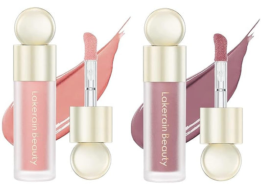 2 Colors Liquid Blush,Soft Cream Face Blush, Dewy Cheek Tint, Long Lasting Natural Matte Finish Looking,Moisturizing Lightweight Blendable Feel (01-BLISS / 03 - HOPE)