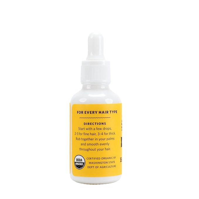 Moon Valley Organics Organic Hair Therapy for Every Type of Hair With MCT Oil, Jojoba Oil, Argan Oil, And Rosemary - Reduce Frizz, Hydrate, Heal Damaged Hair
