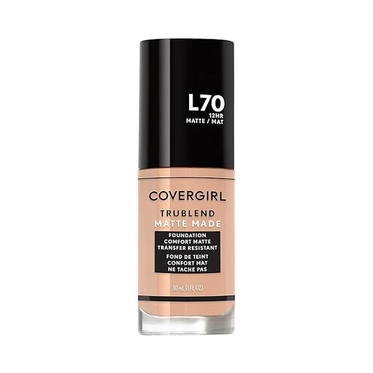 COVERGIRL TruBlend Matte Made Liquid Foundation, Natural Ivory, 1 Fl Oz (Pack of 1)