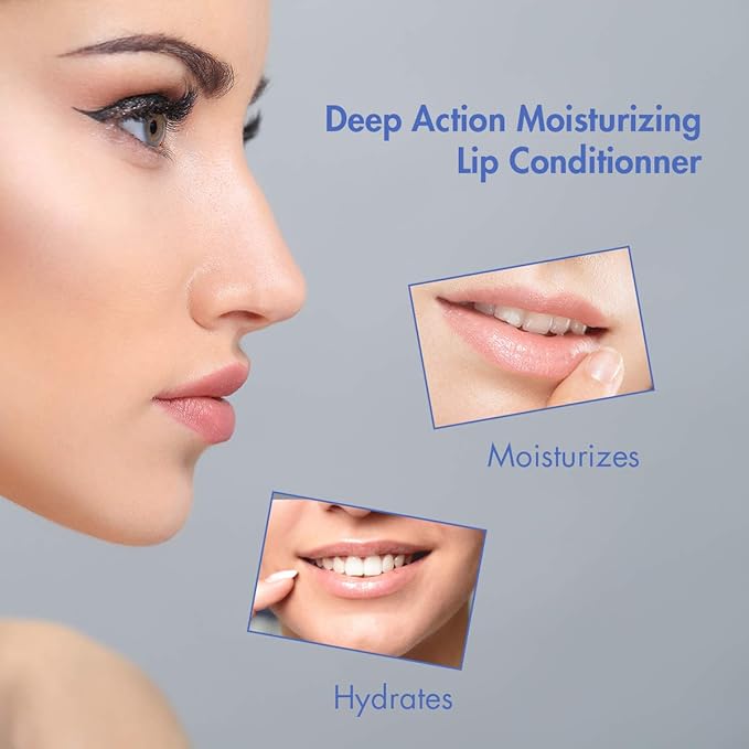 Bleu Lavande - Natural Lavender Lip Conditioner – Stick Lip Balm Repairs, Moisturizes & Protects - Soothes Chapped Lips & Restores Hydratation - Olive Oil & Shea Butter Base Lip Care - 4.2g - 3 Pack