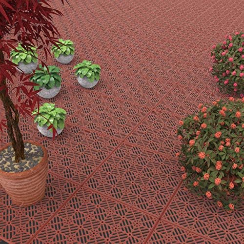 Deck Tiles - 6-Pack Pavers - Polypropylene Interlocking Patio Tiles - Outdoor - Image 3