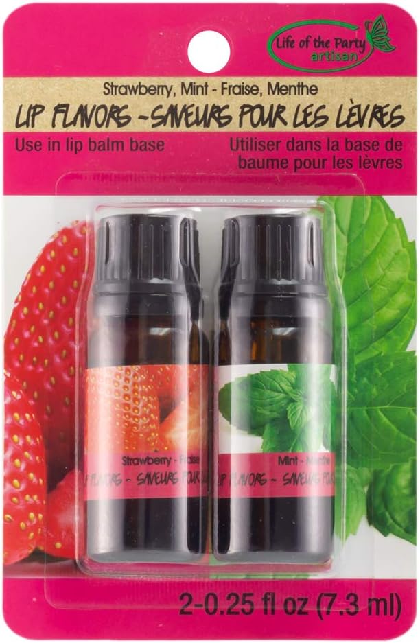 Strawberry/Mint Lip Flavors, 2 Pack, 61027