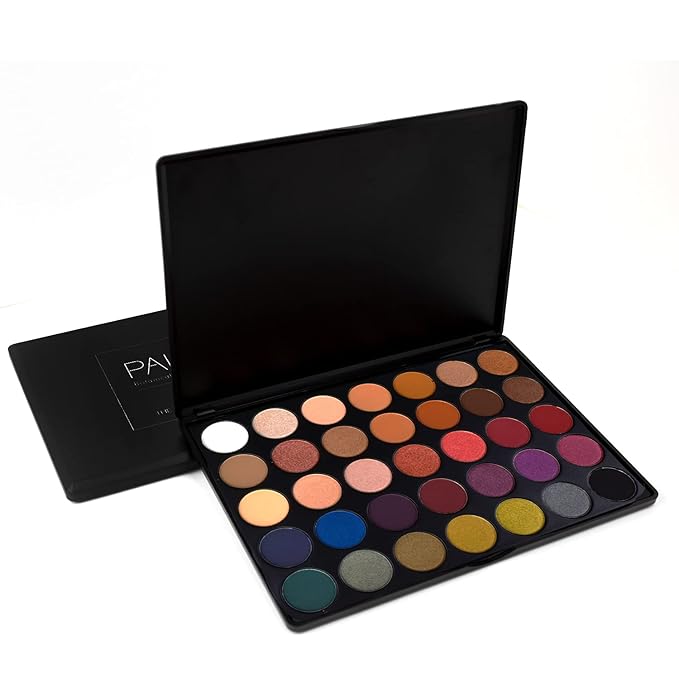 Palladio Ultimate Pro Eyeshadow Palettes, Professional and Personal Use, 35 High Pigmented Powder Colors, Matte, Shimmer, Satin Finishes, Long Lasting (SPRING 2020)