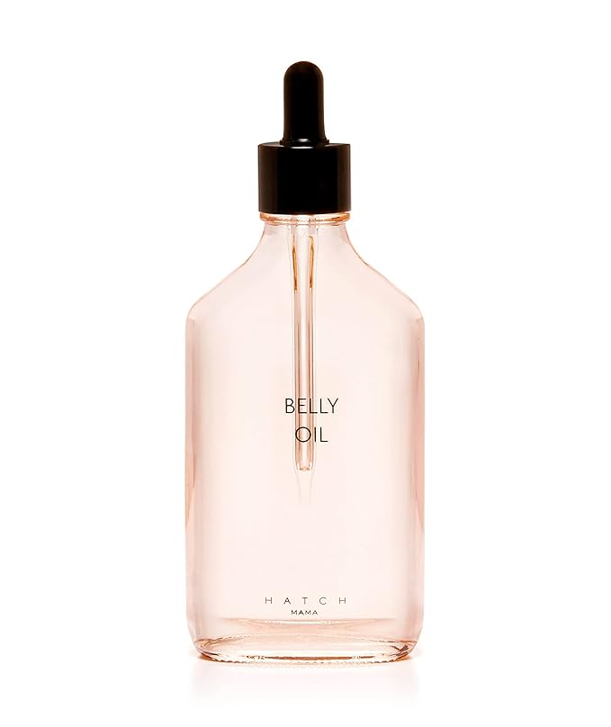 HATCH Belly Oil, Pregnancy & Postpartum Skincare for Stretch Marks, Quick-Drying for Full Body & Soothes Irritation, Plus Vegan, Clean & Plant-Based, 6.7 Fl Oz