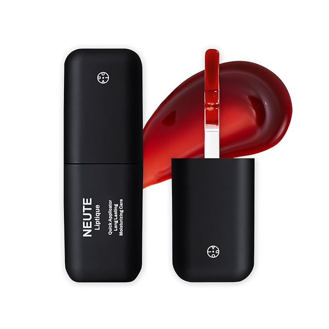 Liptique Korean Lip Stain Peel Off - 24 Hour Long Lasting Lip Tattoo, Waterproof & Transfer Proof, Nourishing & Hydrating Lip Tint for Women, High Pigmented Color Lip Tints Peel Off (000 NEUTE)