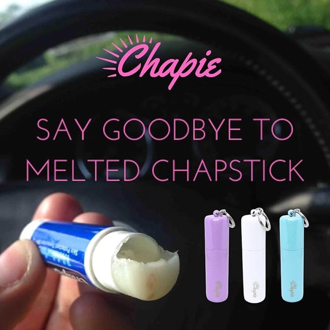 OG | Vacuum Insulated Lip Balm Keychain Holder, Prevents Melting & Messes | 3-Pack (Island)