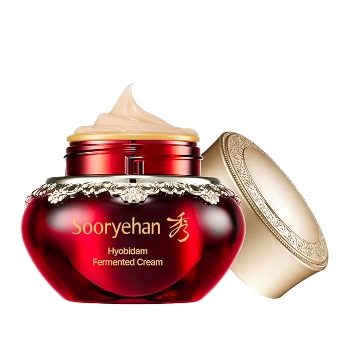 Sooryehan Hyobidam Face Moisturizer for Women. Korean Skin Care (Cream, 1.7fl oz) - Korean Facial Care. Wrinkle Cream for Women, Night Cream for Face with Wild Ginseng & Snow Fungus.
