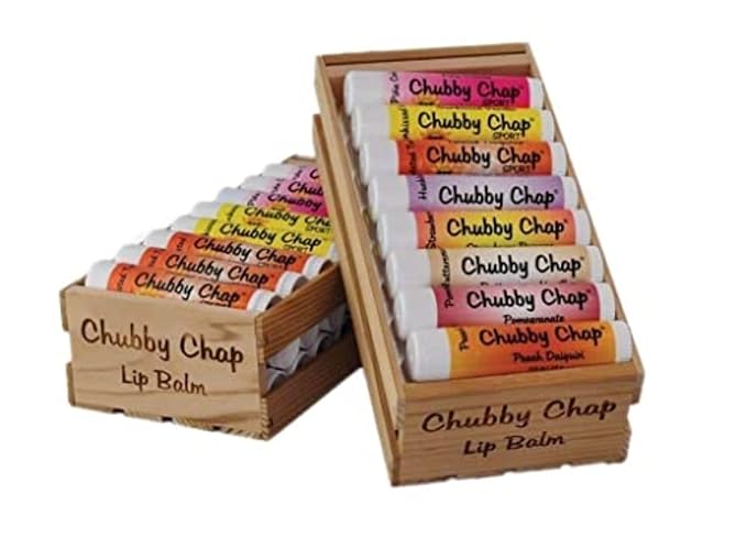 Three (3x) Large Jumbo Chapstick Natural Chapstick - 1/2 Ounce Lip Balm (Caramel)